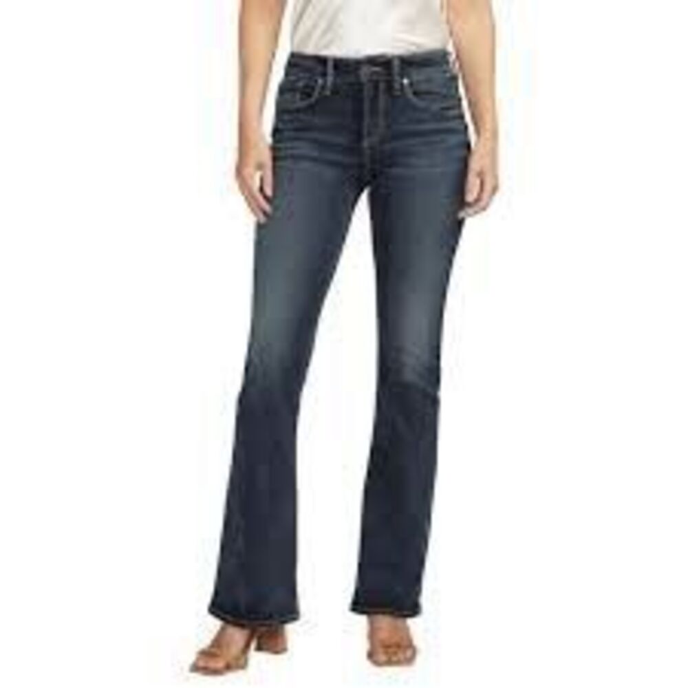 SILVER JEANS CO. Women’s Blue Mid Rise Bootcut Suki Jeans Size 30 x 33